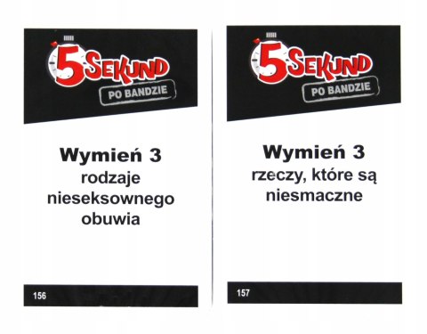 5 sekund Po bandzie Trefl Gra Imprezowa 18+ dla dorosłych