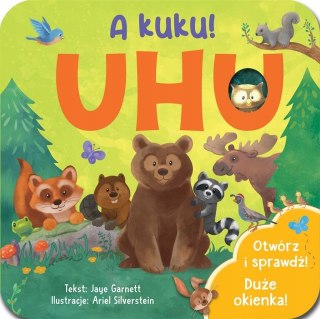 A kuku Uhu w Lesie Duże Okienka Książka z Okienkami