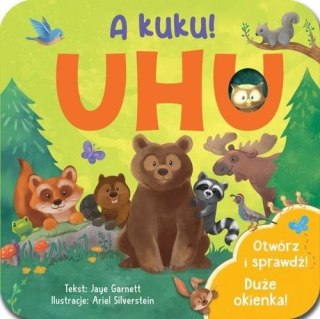A kuku Uhu w Lesie Duże Okienka Książka z Okienkami