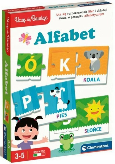 Alfabet Ucz się bawiąc Clementoni 50766 Literki Litery