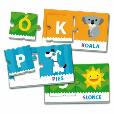 Alfabet Ucz się bawiąc Clementoni 50766 Literki Litery