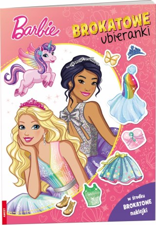 Ubieranki Ubieranki Ameet Naklejki Barbie Brokatowe