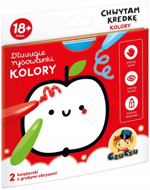 Chwytam kredkę Kolory Pierwsza Kolorowanka Czuczu