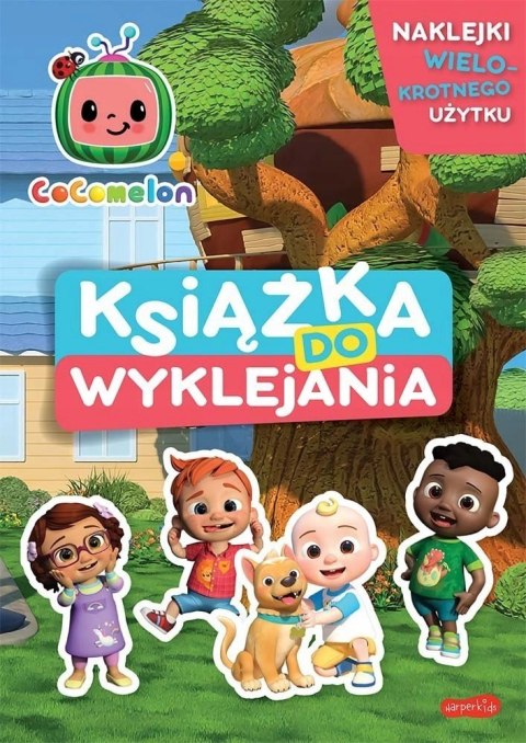 Cocomelon Książka do Wyklejania Naklejki Harperkids