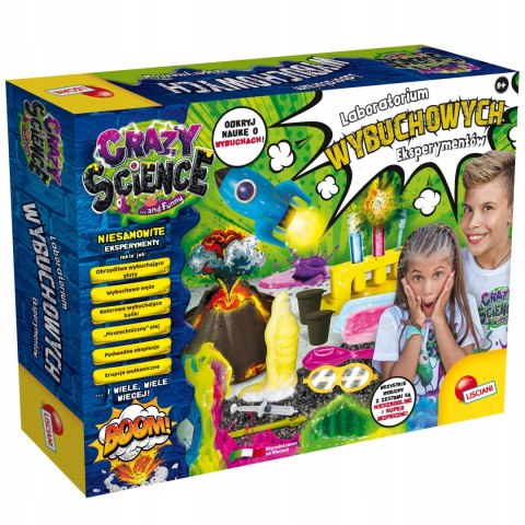 Crazy Science Laboratorium wybuchowych eksperymentów Lisciani