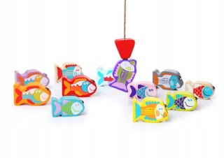 Cubika Łowienie Rybek Gra Drewniana Magnetyczna Zręcznościowa Klocki 13739