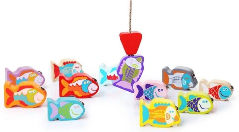 Cubika Łowienie Rybek Gra Drewniana Magnetyczna Zręcznościowa Klocki 13739