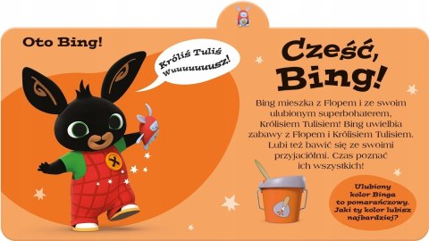 Cześć, Bing! Książka z registrami Bing Harperkids