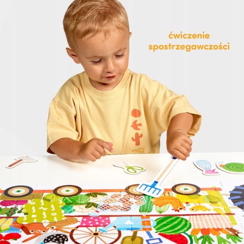 CzuCzu Moto puzzle Traktor 2+ 24 elementy Czu czu Układanka Dwulatka