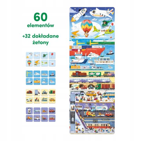 CzuCzu Puzzle Tak działa Transport Czu Czu 60 elementów