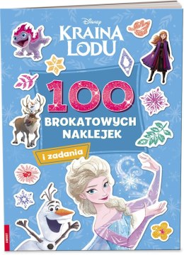 Disney Kraina lodu 100 brokatowych naklejek Ameet Naklejki