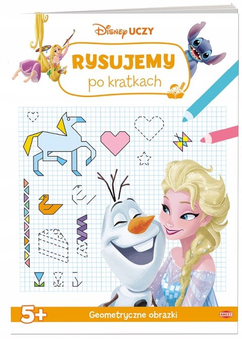 Disney Uczy Rysujemy po kratkach Ameet Geometryczne Obrazki 5+