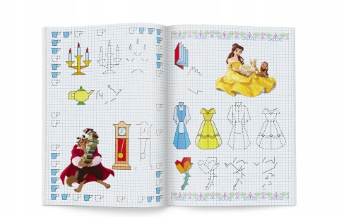Disney Uczy Rysujemy po kratkach Ameet Geometryczne Obrazki 5+