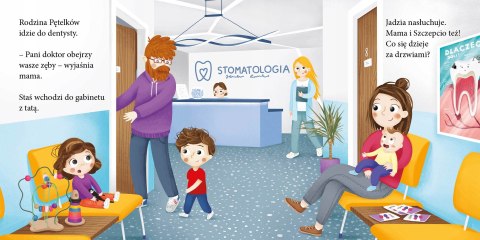 Jadzia Pętelka idzie do dentysty Barbara Supeł Książeczka Zielona Sowa