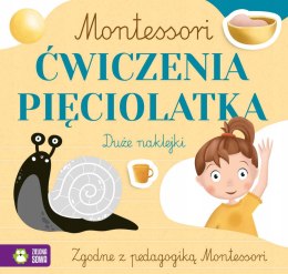 Książeczka Montessori. Ćwiczenia pięciolatka Zielona Sowa