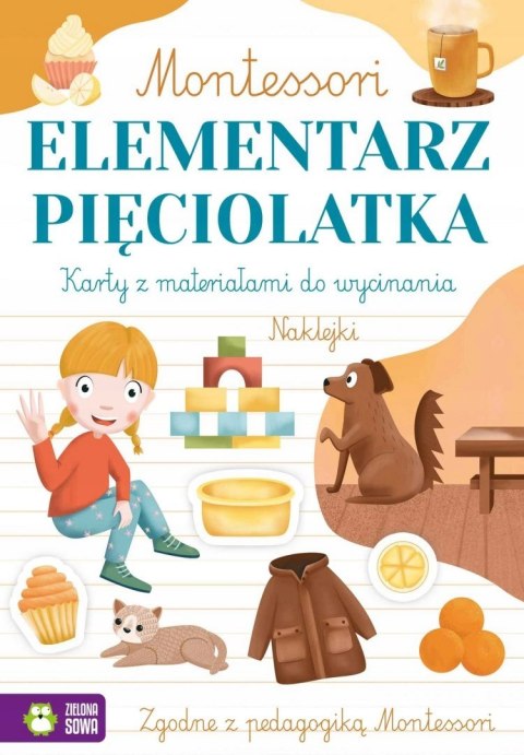 Książeczka Montessori Elementarz Pięciolatka Zielona Sowa