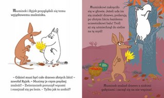 Książeczka Muminek i złoty liść Harperkids