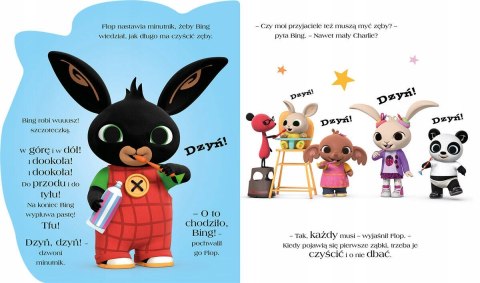 Książeczka Mycie zębów to wielka rzecz! Bing i Przyjaciele Harperkids