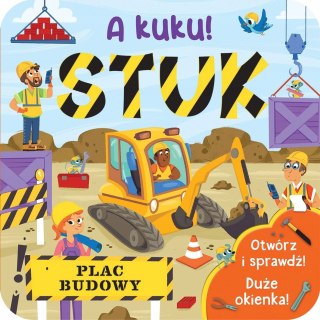 Książeczka z Okienkami A kuku Stuk Plac Budowy
