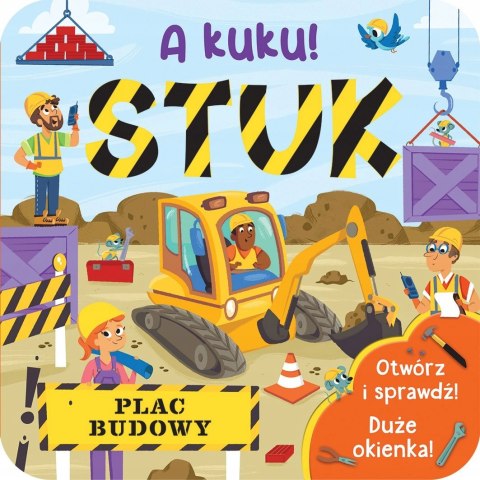 Książeczka z Okienkami A kuku Stuk Plac Budowy