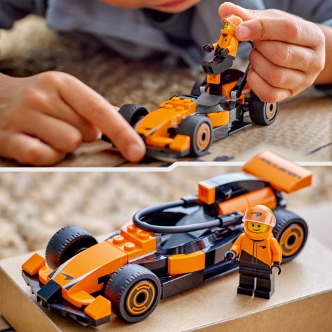 Lego City 60442 Kierowca F1 z samochodem wyścigowym McLaren