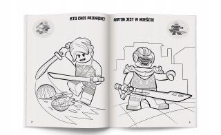 Lego Ninjago Kolorowanka z naklejkami Ameet