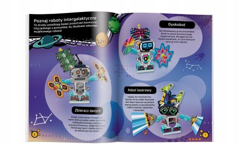 Lego books Buduj i naklejaj Roboty Klocki 3w1 Ameet