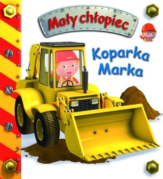 Mały Chłopiec Koparka Marka Pojazdy