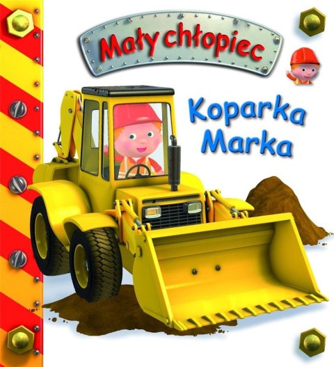 Mały Chłopiec Koparka Marka Pojazdy