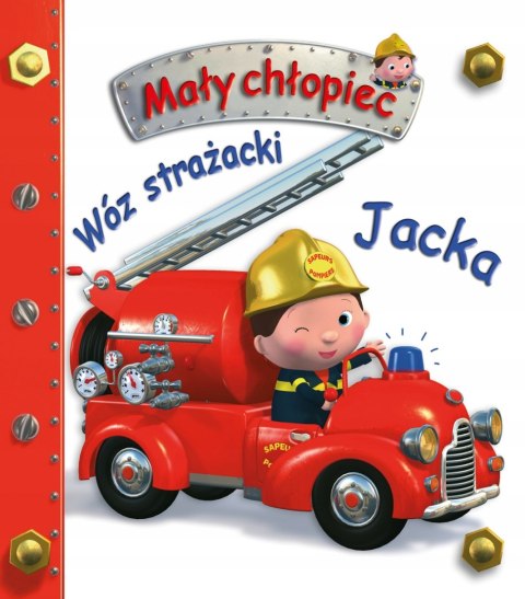 Mały Chłopiec Wóz strażacki Jacka Pojazdy
