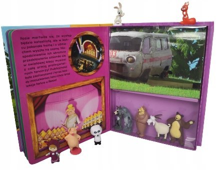 Masza i Niedźwiedź Moc Zabawy 10 Figurek + Mata do Zabawy