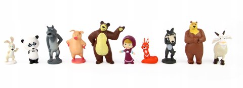 Masza i Niedźwiedź Moc Zabawy 10 Figurek + Mata do Zabawy