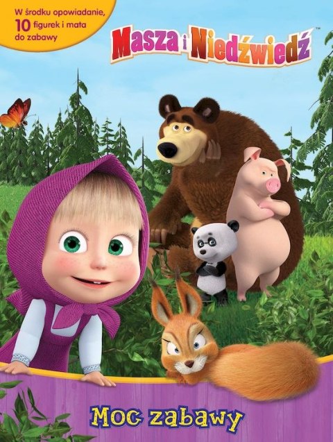 Masza i Niedźwiedź Moc Zabawy 10 Figurek + Mata do Zabawy
