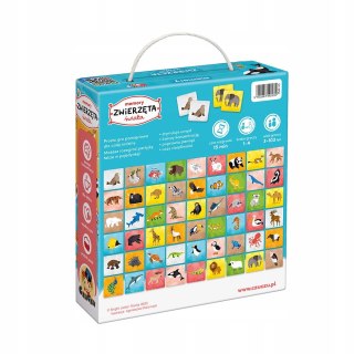 Memory CzuCzu Zwierzęta świata 108 elementów 3+