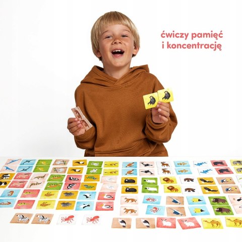 Memory CzuCzu Zwierzęta świata 108 elementów 3+