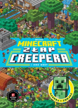 Minecraft Złap Creepera i inne Moby Stephanie Milton Harperkids