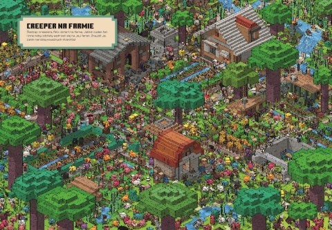 Minecraft Złap Creepera i inne Moby Stephanie Milton Harperkids