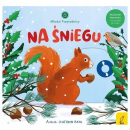 Młodzi przyrodnicy Na śniegu Książka Ruchome Elementy