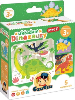 Moje Pierwsze Puzzle Układam Dinozaury Czu Czu 3+