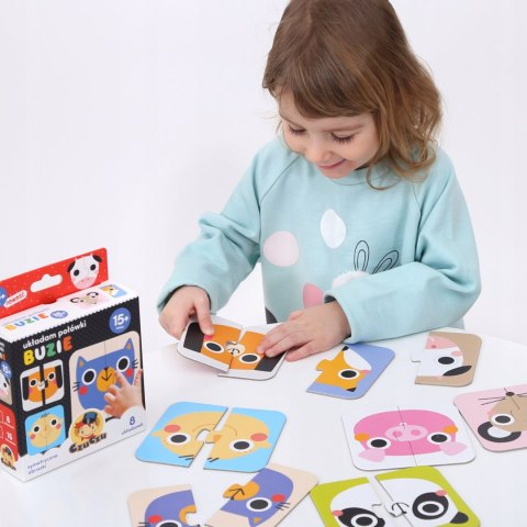 Moje Pierwsze Puzzle Układam Połówki Buzie Czu Czu