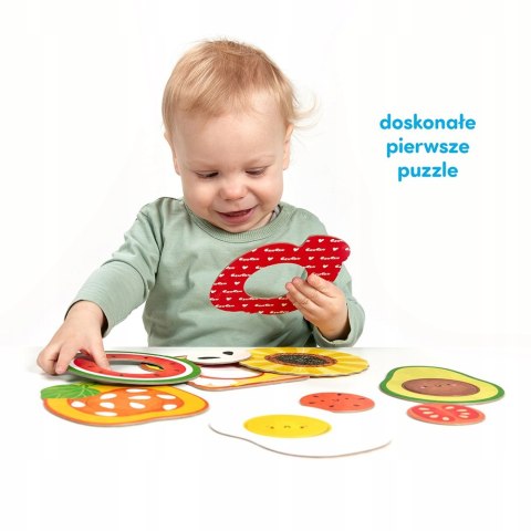 Moje puzzle z dziurką Jedzenie Czuczu dla dzieci: 12m+