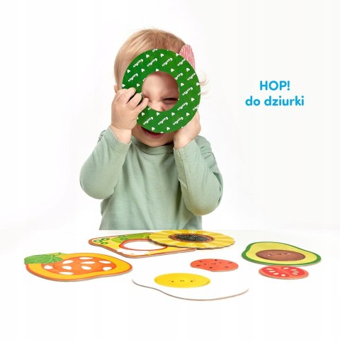Moje puzzle z dziurką Jedzenie Czuczu dla dzieci: 12m+