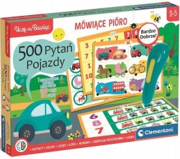 Mówiące pióro 500 pytań Pojazdy 50929 Uczę się bawiąc Clementoni