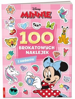 Myszka Minnie 100 brokatowych naklejek Ameet Naklejki