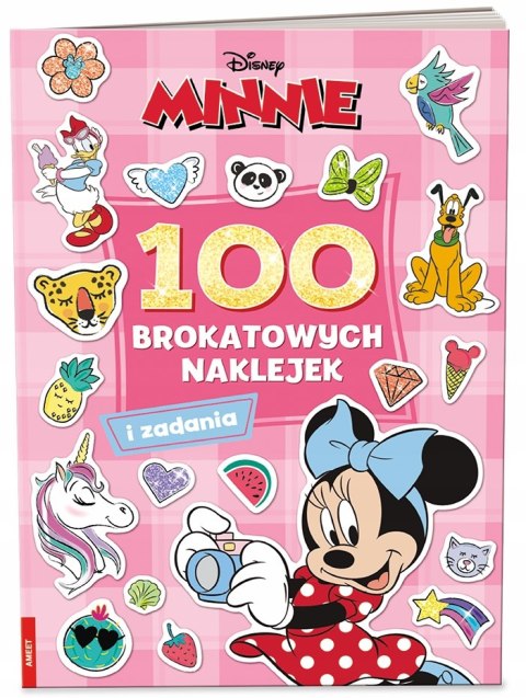 Myszka Minnie 100 brokatowych naklejek Ameet Naklejki
