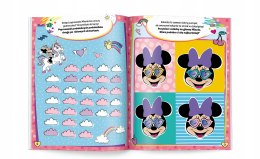 Myszka Minnie 100 brokatowych naklejek Ameet Naklejki