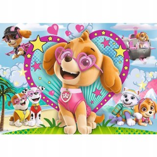 Puzzle 100 elementów Psi Patrol Brokatowe Skye 14818 Trefl