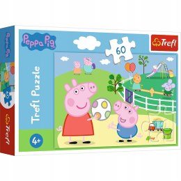 Puzzle 17356 Świnka Peppa 60 elementów Trefl Pepa