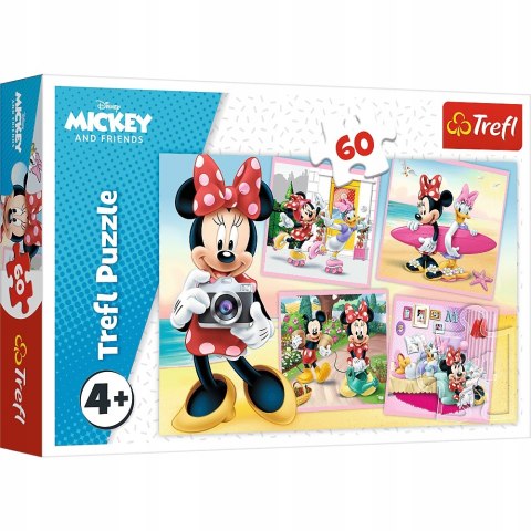 Puzzle 17360 Urocza Myszka Minnie 60 elementów Trefl