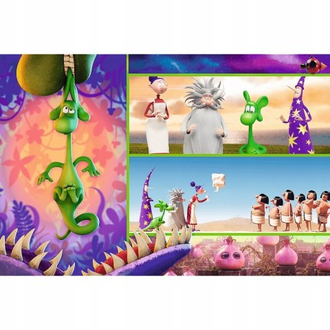 Puzzle 24 elementów Maxi Ciekawski Smok Diplodok 14376 Trefl